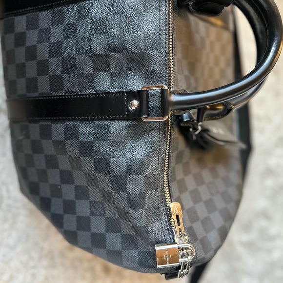 LOUIS VUITTON Damier Graphite Keepall Bandouliere 45 - Picture 14 of 14